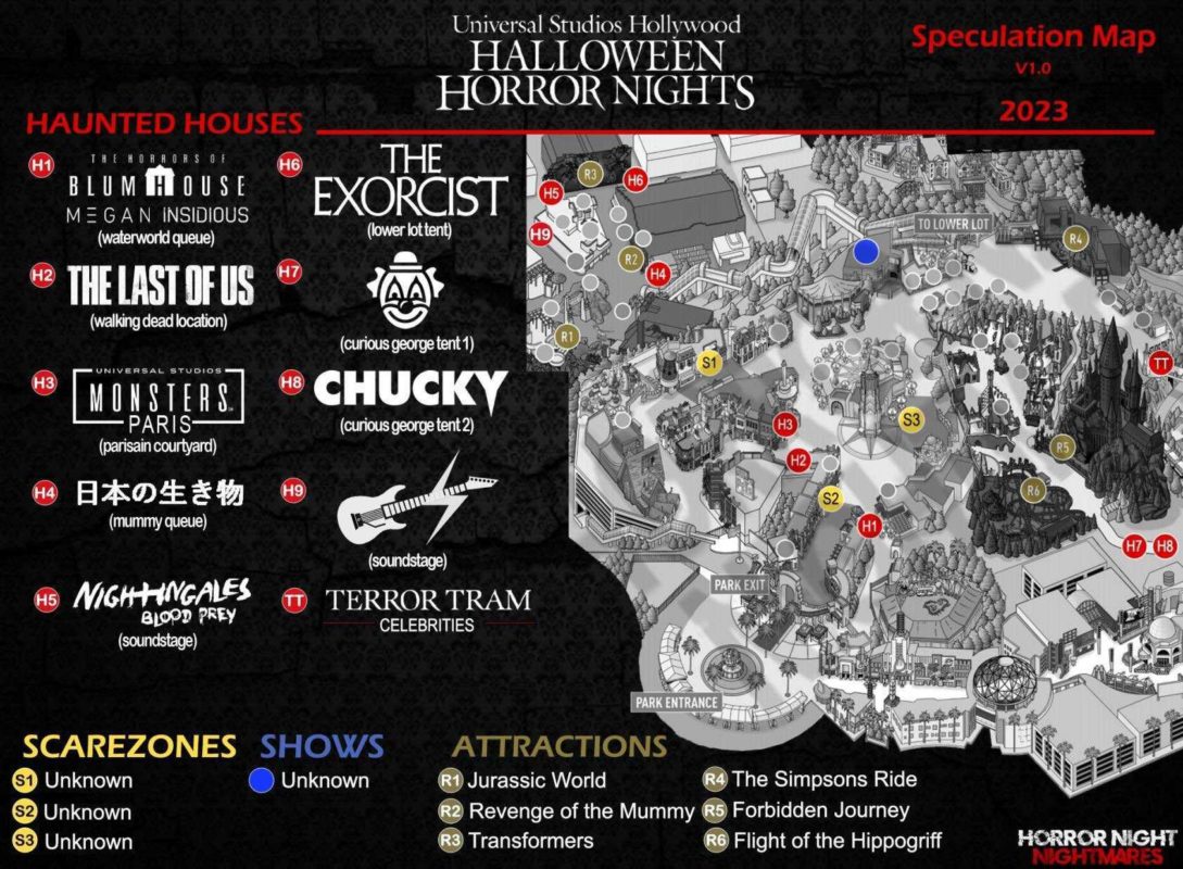 Nights hhn posters halloweenhorrornights