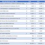 2024 401k contribution limits for employees