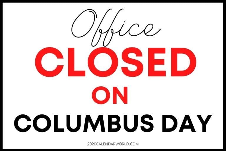 Columbus Day 2024 bank closures