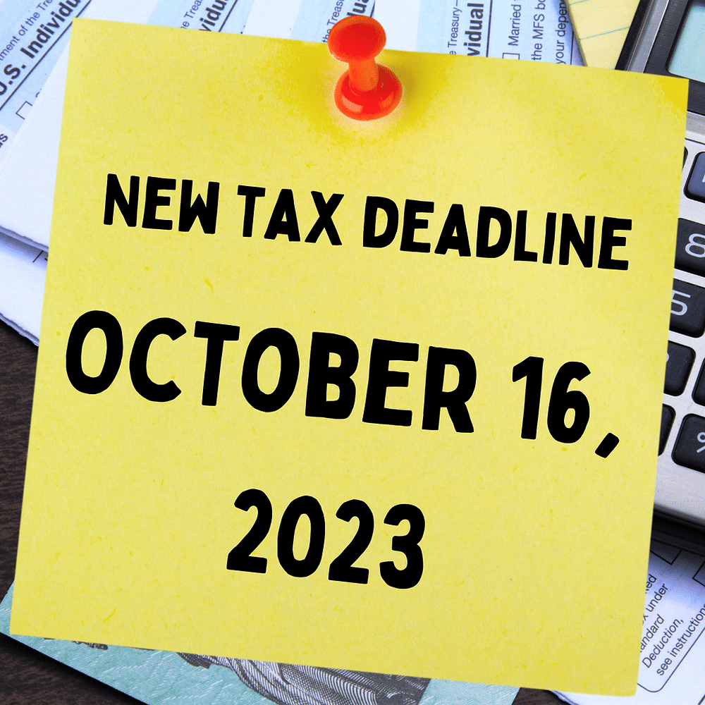 IRS October Deadline 2023