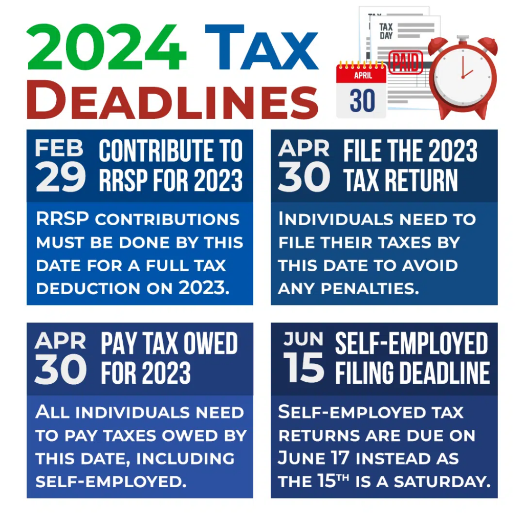 What is the tax deadline for October 2024