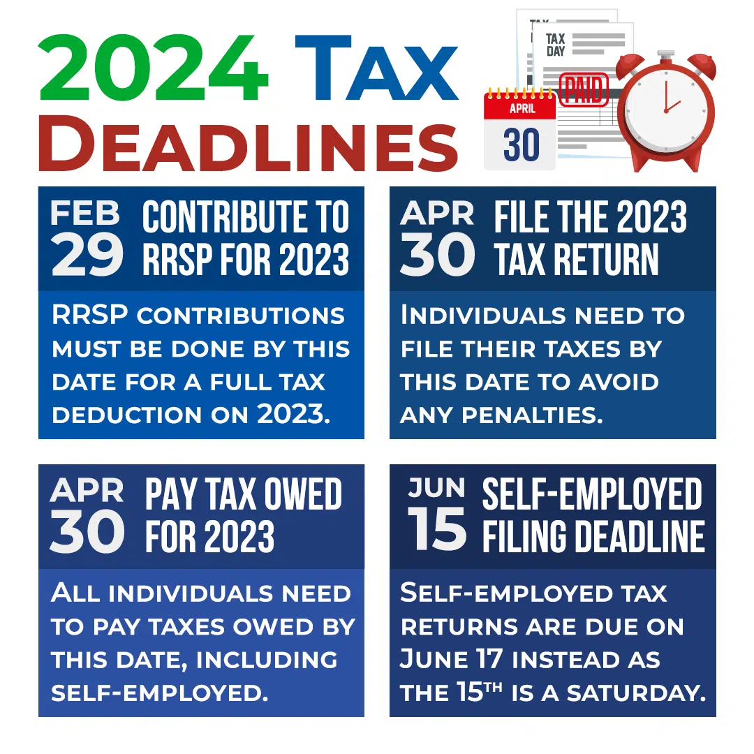 What is the tax deadline for October 2024