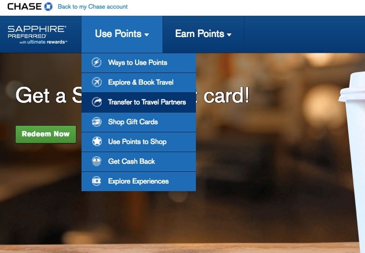 Transferring Chase Points to Travel Partners for Trip Delay Coverage