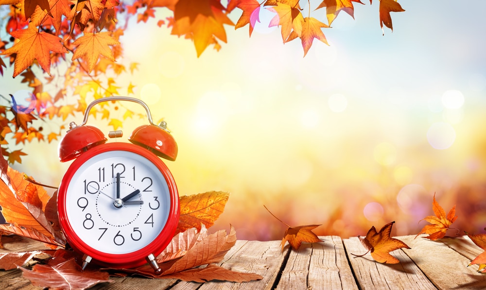 When do we turn our clocks back in October 2024