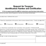 W9 Form October 2024 for sole proprietorships