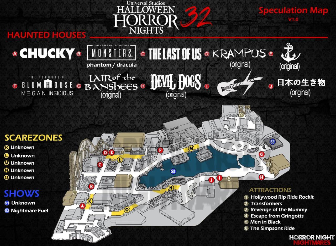 Halloween 2024 haunted house locations