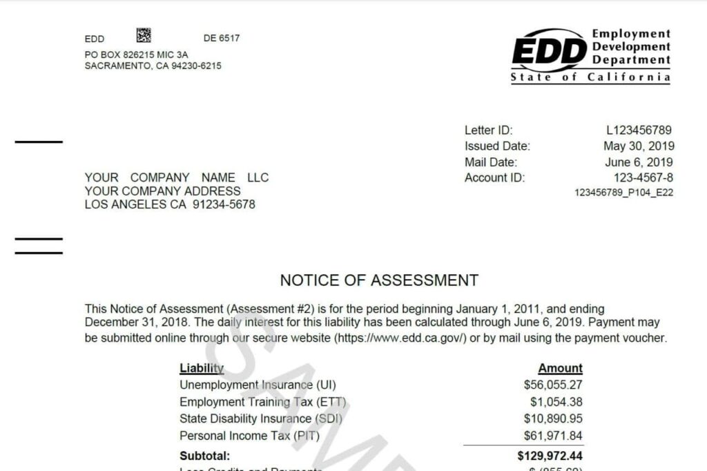 Edd Payment