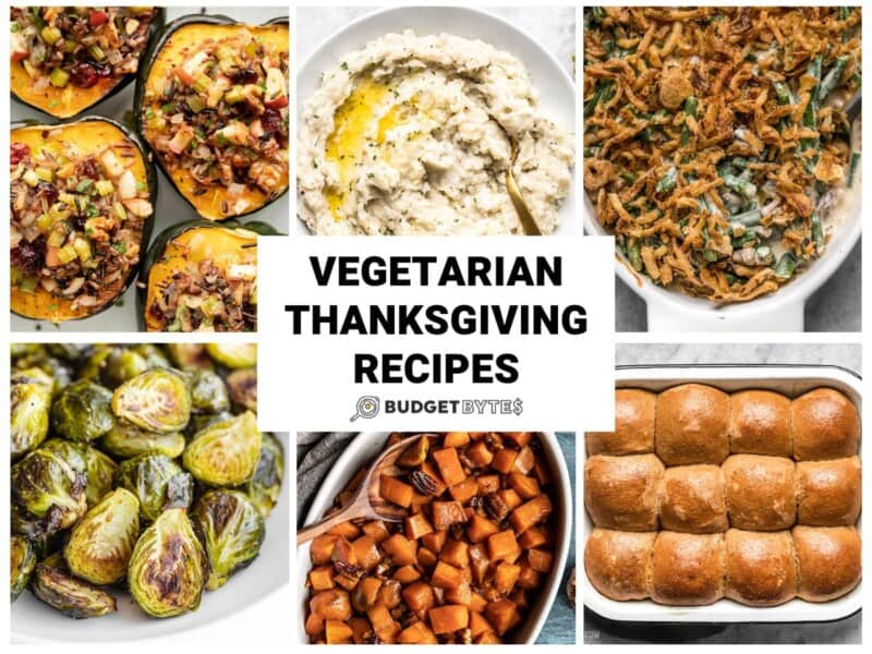 Thanksgiving food ideas for a vegetarian diet