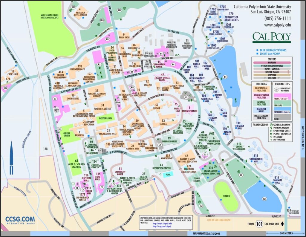 Cal Poly Pumpkin Patch October 2024 directions and map