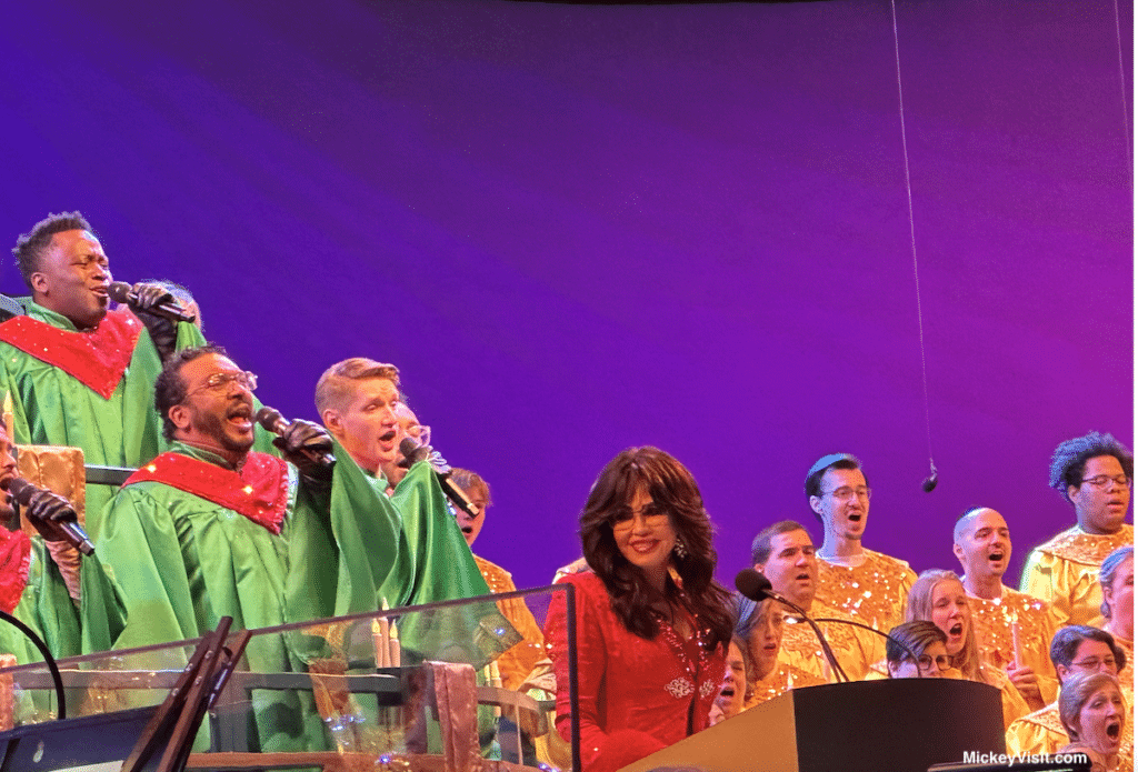 Candlelight processional epcot tips review disney choir