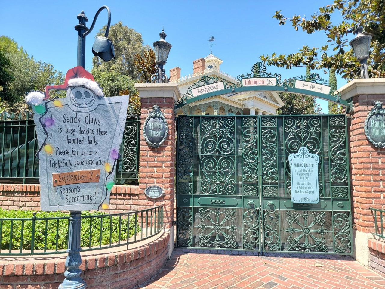 Haunted Mansion Disney October 2024 special events