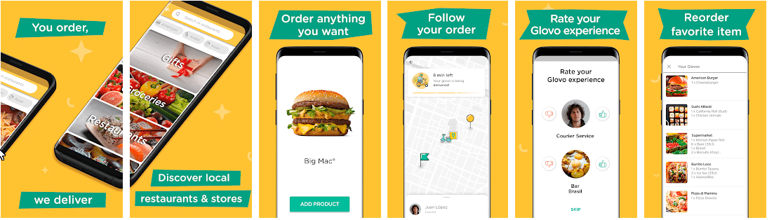 Glovo app delivery driver earnings and tips