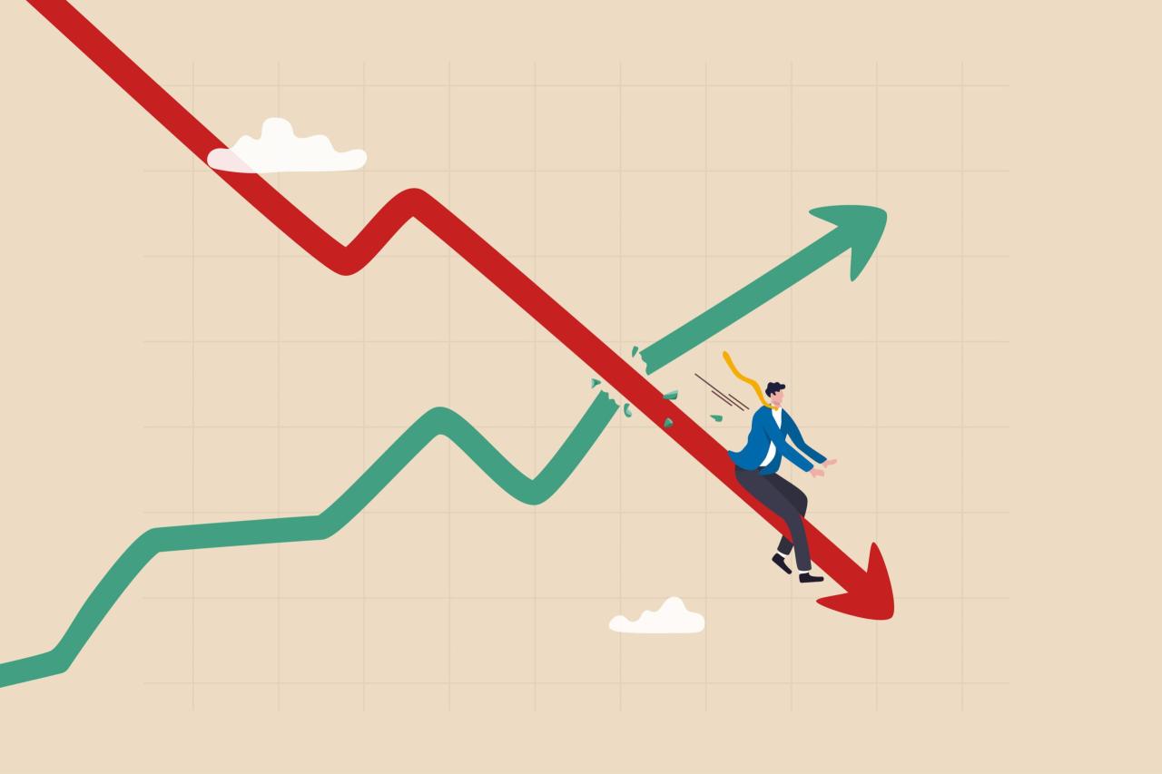 Stagflation high unemployment inflation situation stays remain steadily levels down also