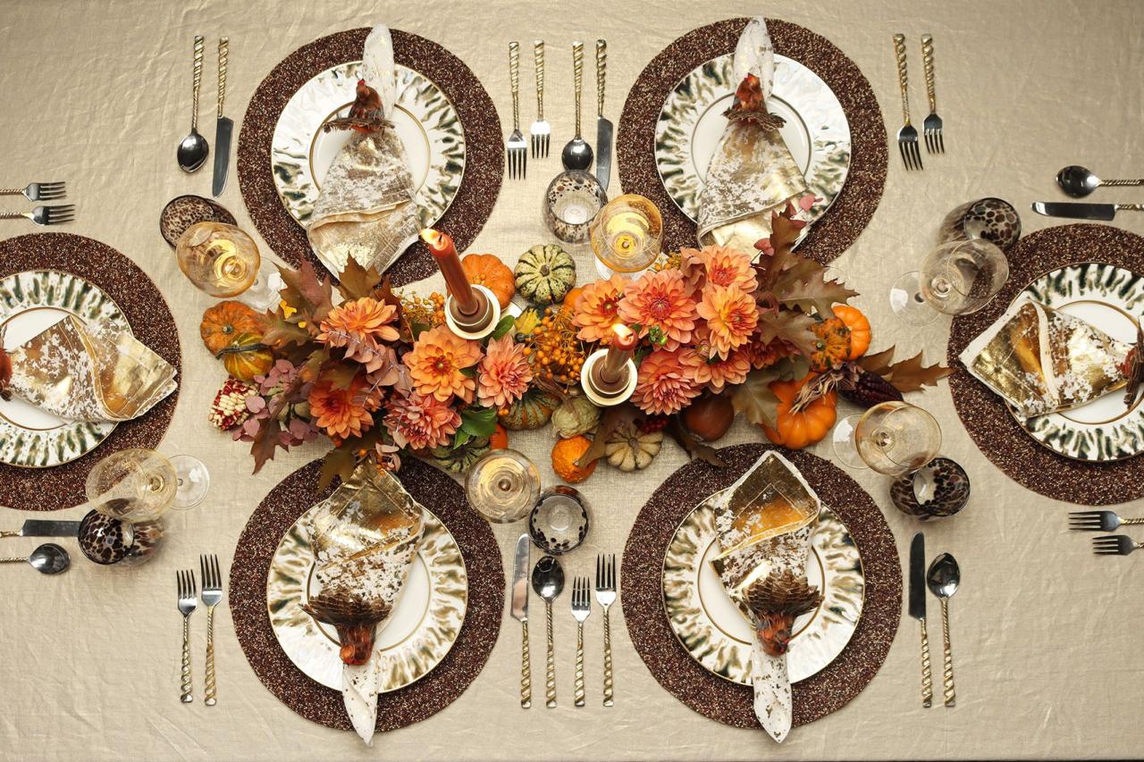 Thanksgiving table setting ideas and inspiration