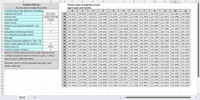 Annuity 2000 Basic Mortality Table 2024