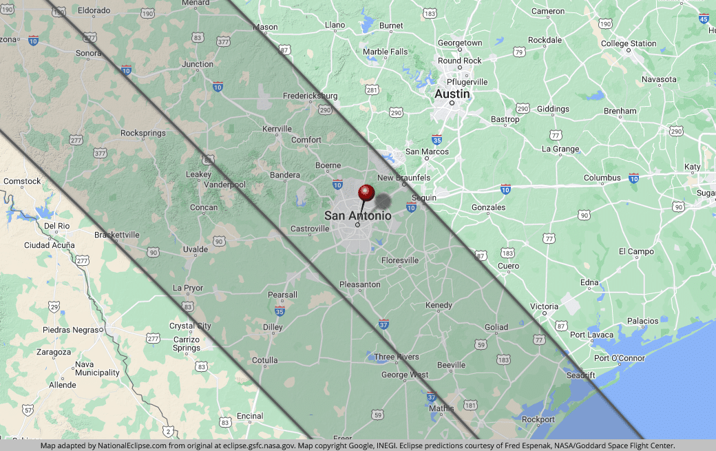 Best places to see the October 2024 solar eclipse in Texas