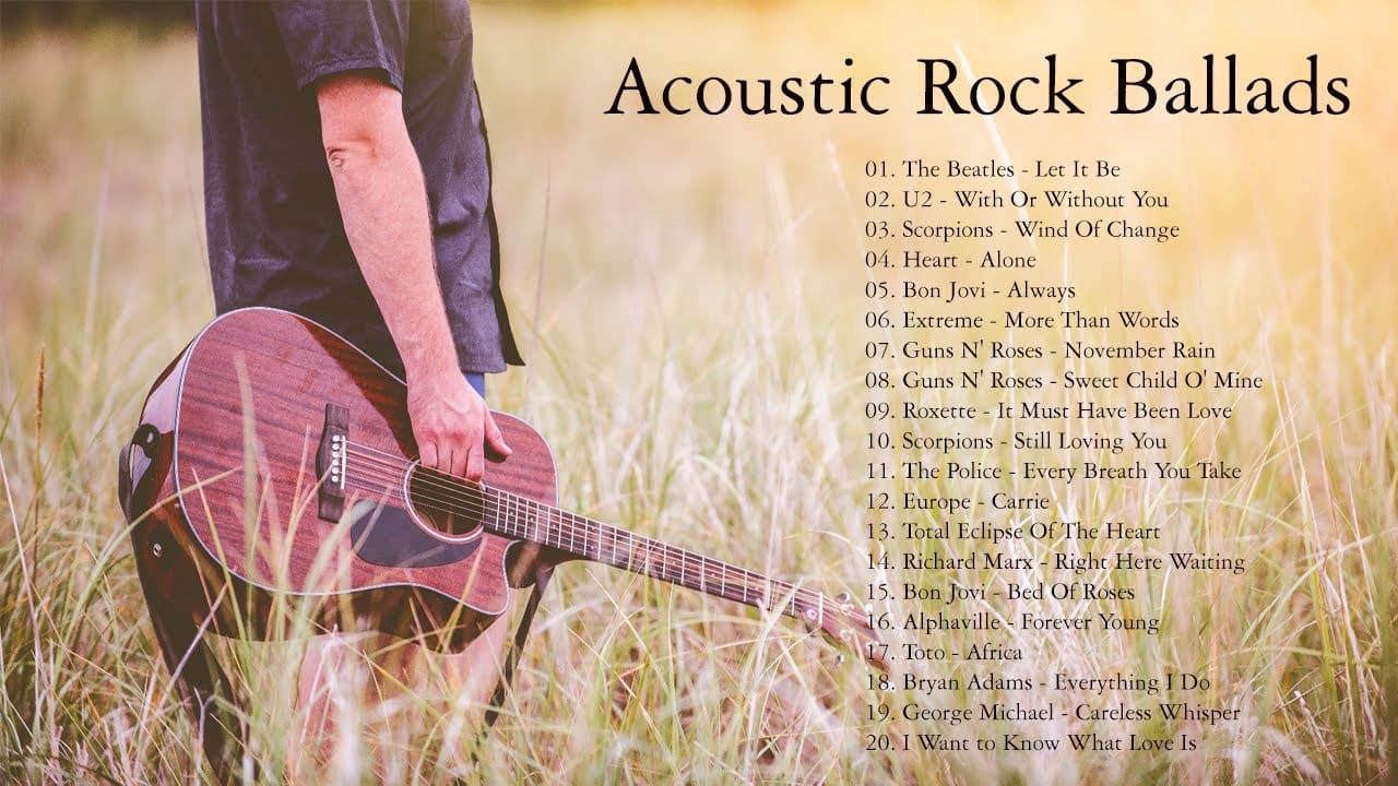 Youtube Acoustic Rock Ballads 2024