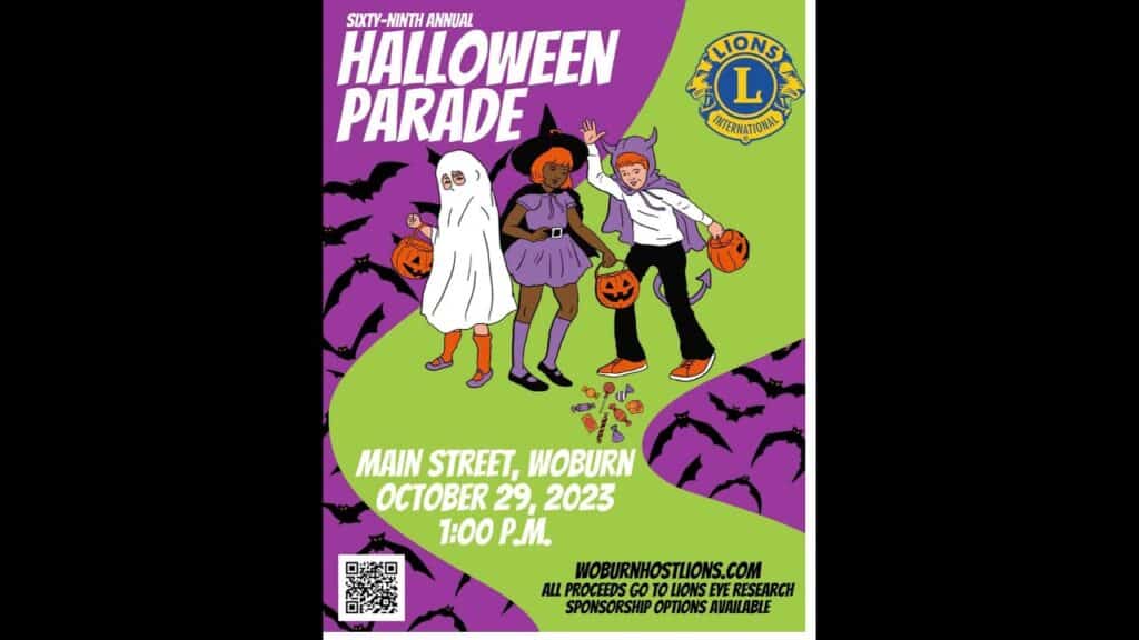 Woburn Halloween Parade 2023 family friendly activities