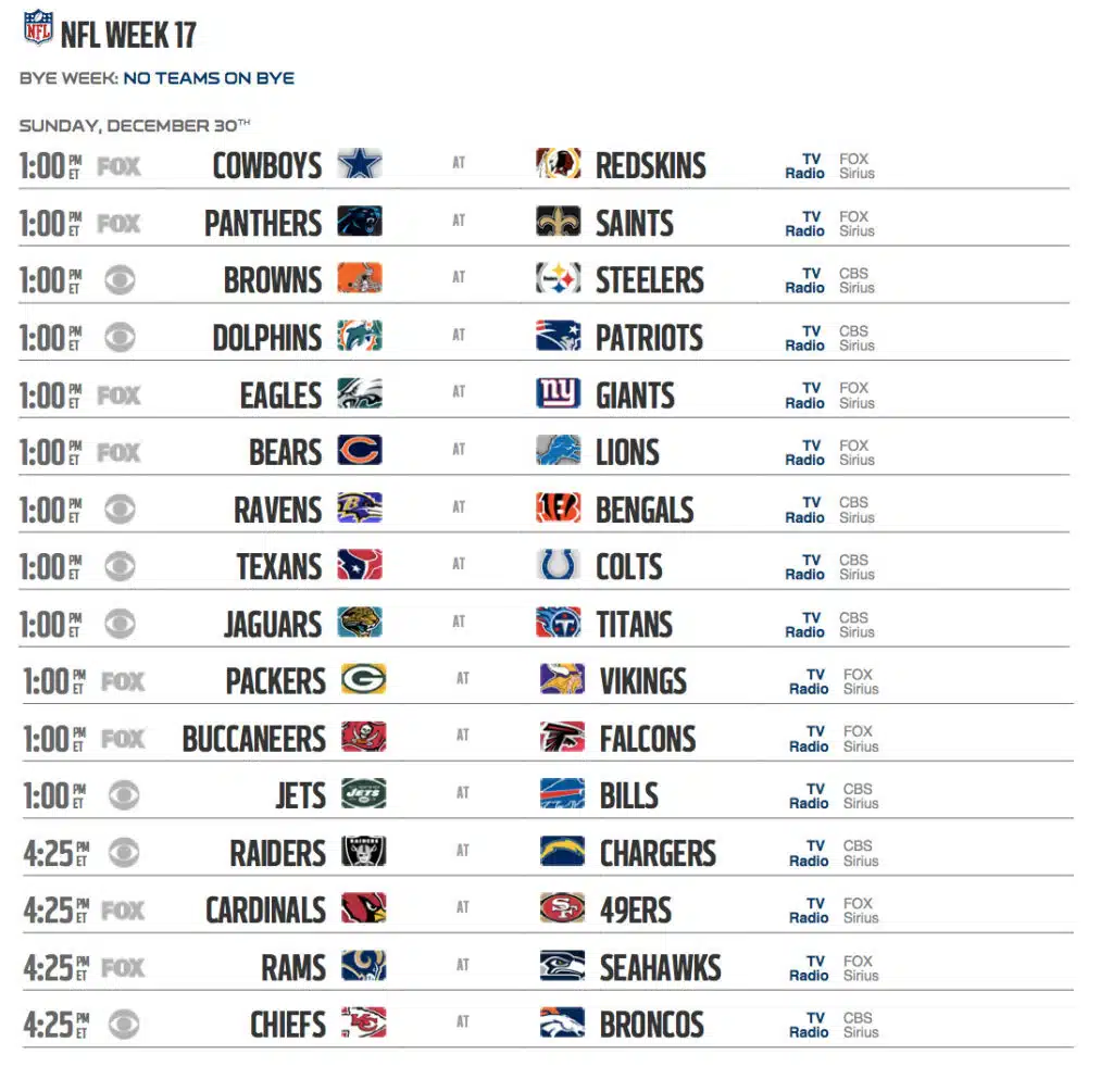 NFL Week 4 Schedule 2024