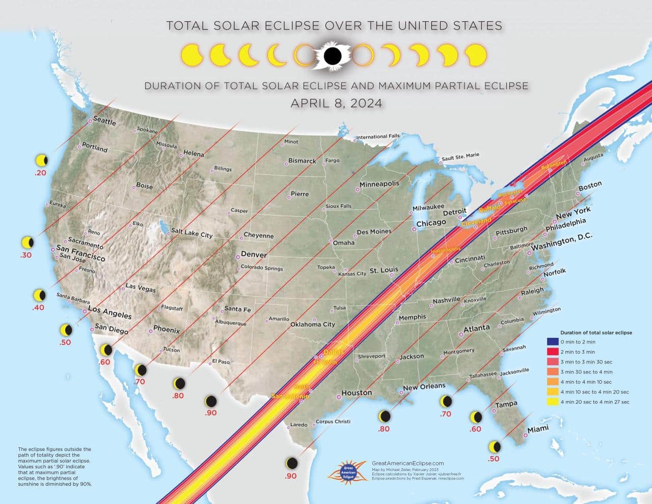 How long will the October 2024 solar eclipse last?